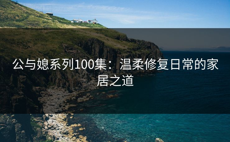 公与媳系列100集:温柔修复日常的家居之道